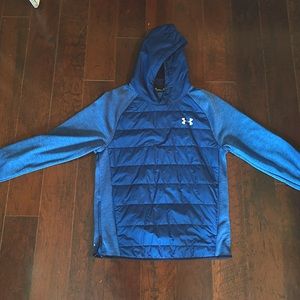 Under Armour Men's Reflective UA Hybrid Jacket in Blue SZ S